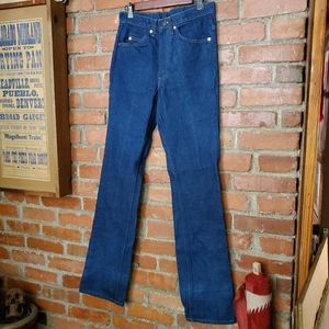 Vintage 80s LEVIS Zip Fly 20517 0317 Saddleman Jea